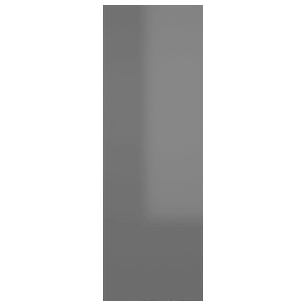 Tv-meubelen 2 st 30,5x30x90 cm spaanplaat hoogglans zwart