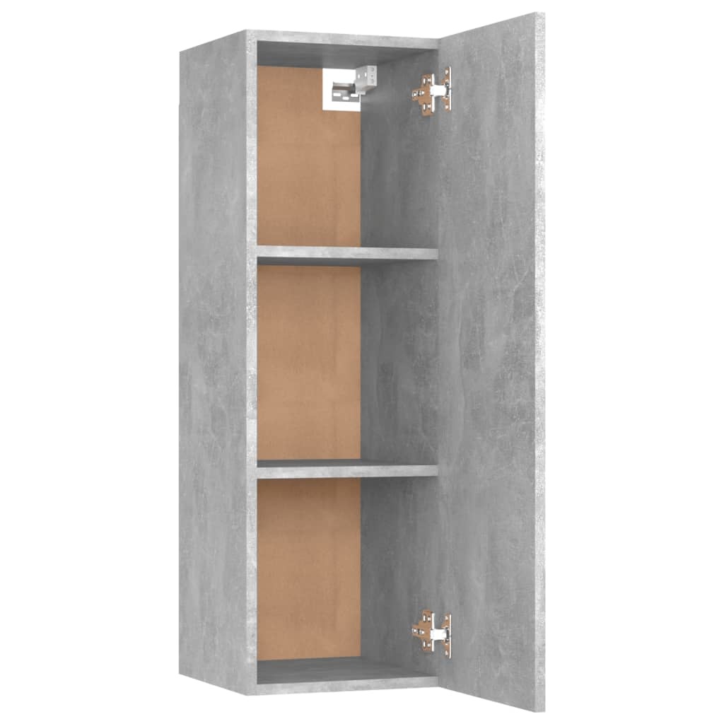Tv-meubel 30,5x30x90 cm spaanplaat betongrijs
