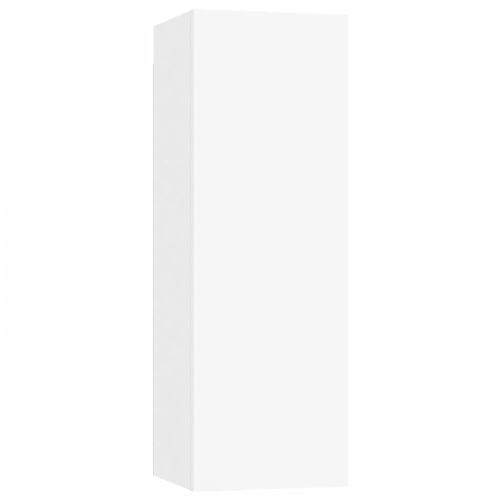 Tv-meubelen 2 st 30,5x30x90 cm spaanplaat wit