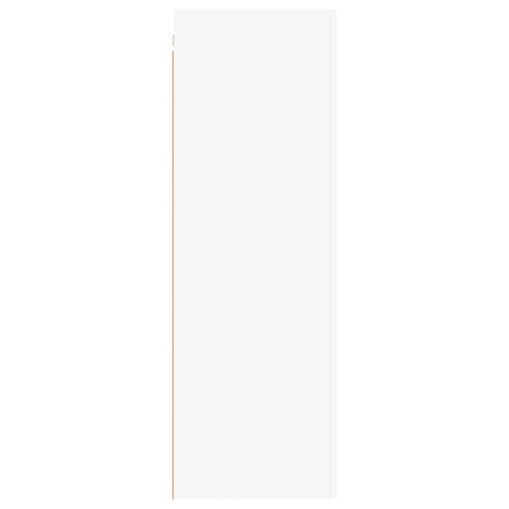 Tv-meubelen 2 st 30,5x30x90 cm spaanplaat wit