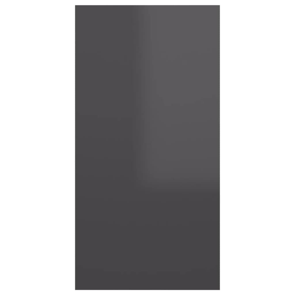 Tv-meubelen 2 st 30,5x30x60 cm spaanplaat hoogglans grijs