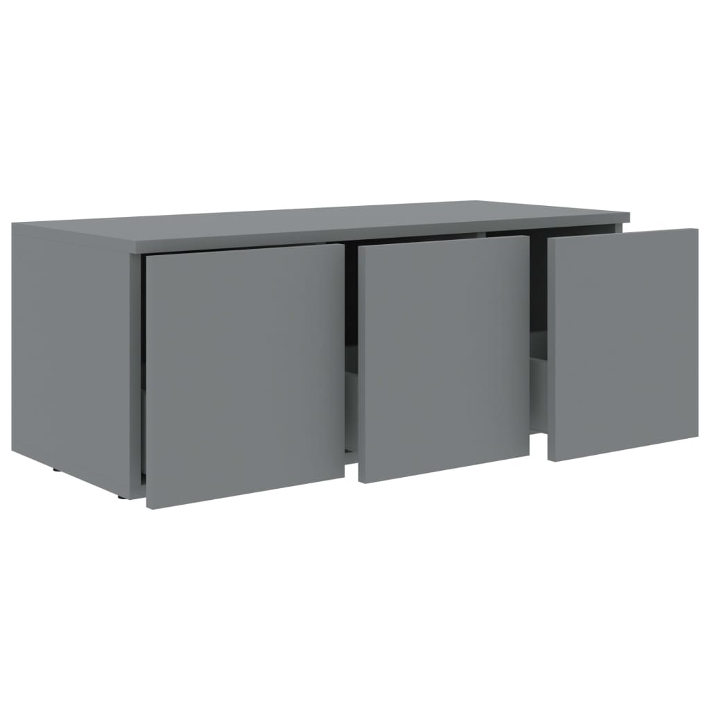 Tv-meubel 80x34x30 cm spaanplaat grijs