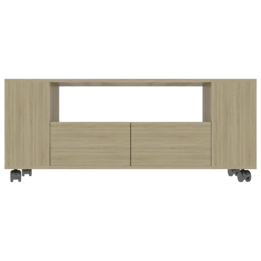 Tv-meubel 120x35x48 cm bewerkt hout sonoma eikenkleurig
