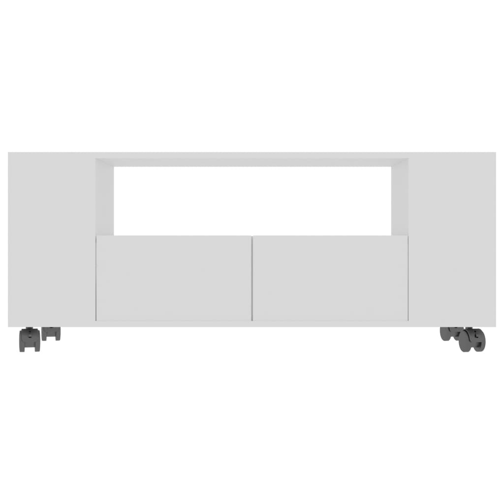 Tv-meubel 120x35x43 cm bewerkt hout wit