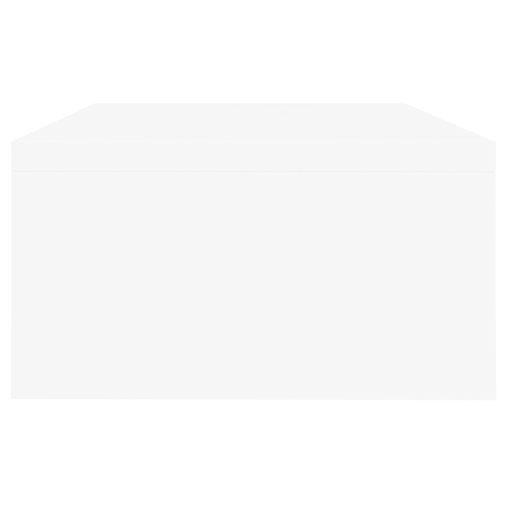 Monitorstandaard 42x24x13 cm bewerkt hout wit