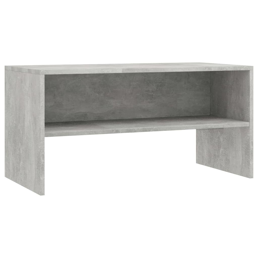 Tv-meubel 80x40x40 cm bewerkt hout betongrijs