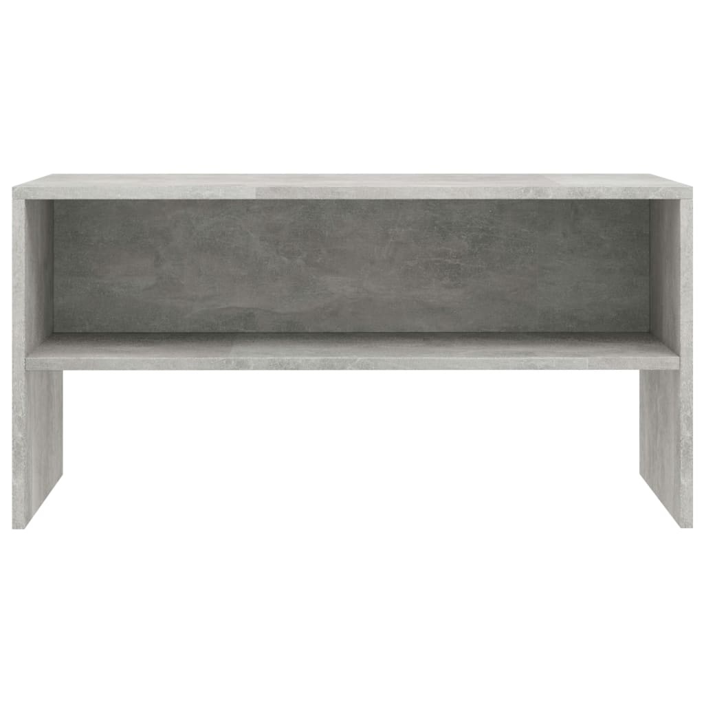 Tv-meubel 80x40x40 cm bewerkt hout betongrijs