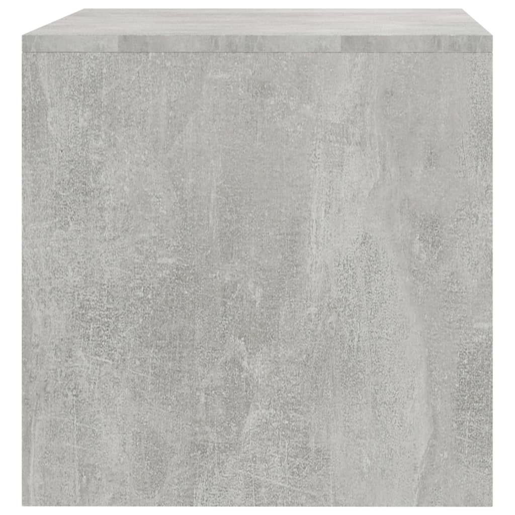 Tv-meubel 80x40x40 cm bewerkt hout betongrijs