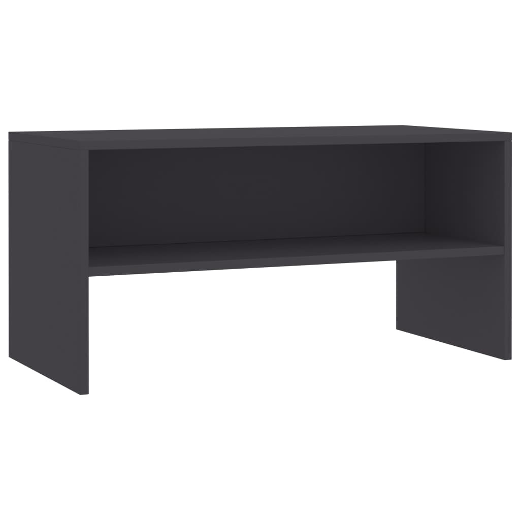 Tv-meubel 80x40x40 cm bewerkt hout grijs