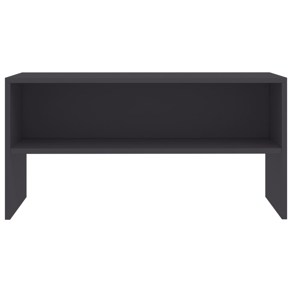 Tv-meubel 80x40x40 cm bewerkt hout grijs