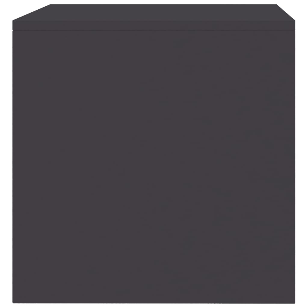 Tv-meubel 80x40x40 cm bewerkt hout grijs