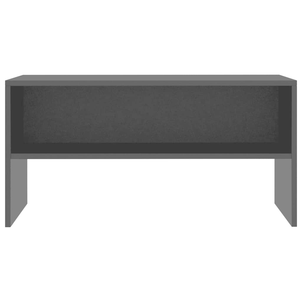 Tv-meubel 80x40x40 cm bewerkt hout zwart
