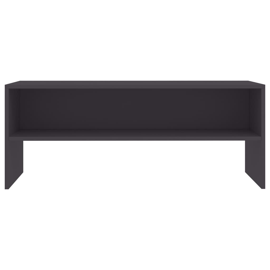 Tv-meubel 100x40x40 cm bewerkt hout grijs