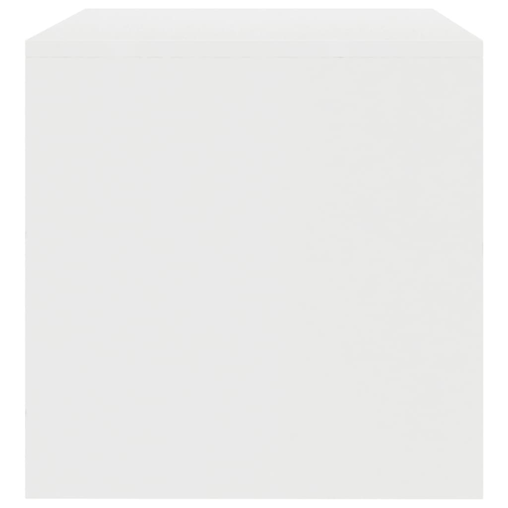 Tv-meubel 100x40x40 cm bewerkt hout wit