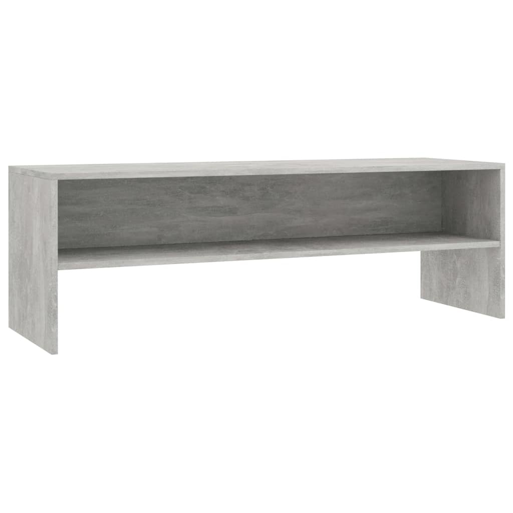Tv-meubel 120x40x40 cm bewerkt hout betongrijs