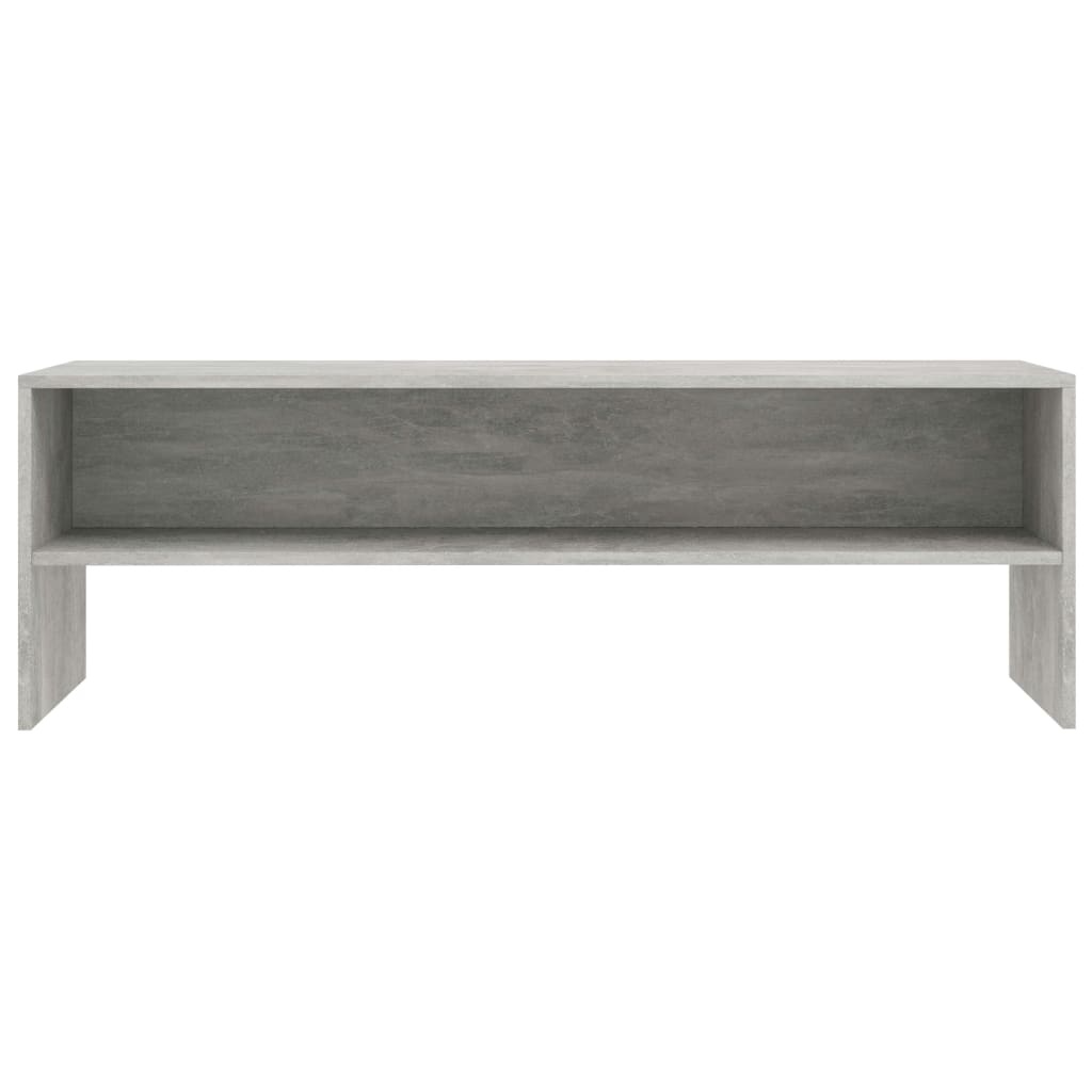 Tv-meubel 120x40x40 cm bewerkt hout betongrijs