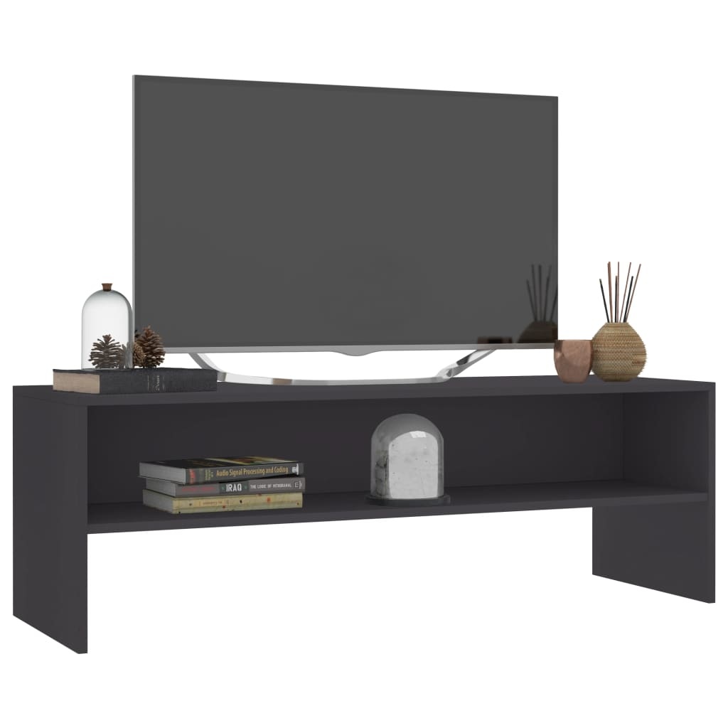 Tv-meubel 120x40x40 cm bewerkt hout grijs