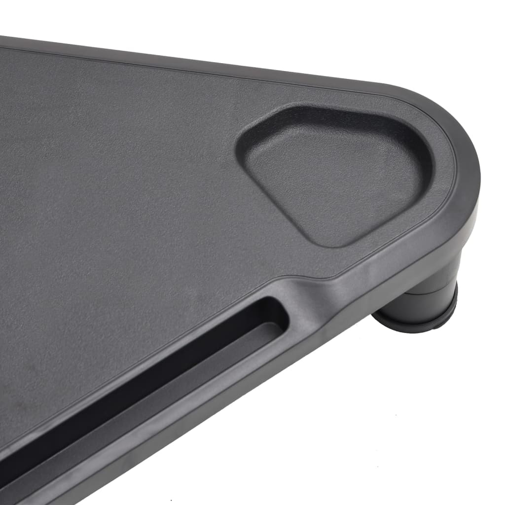 Monitorstandaard hoek 49x28x10,5 cm zwart