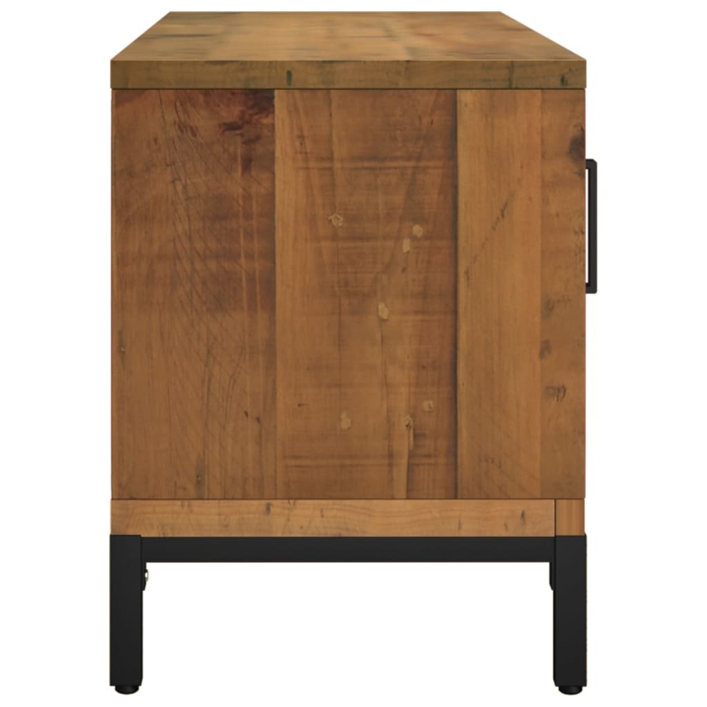 Tv-meubel 90x30x40 cm gerecycled massief grenenhout bruin