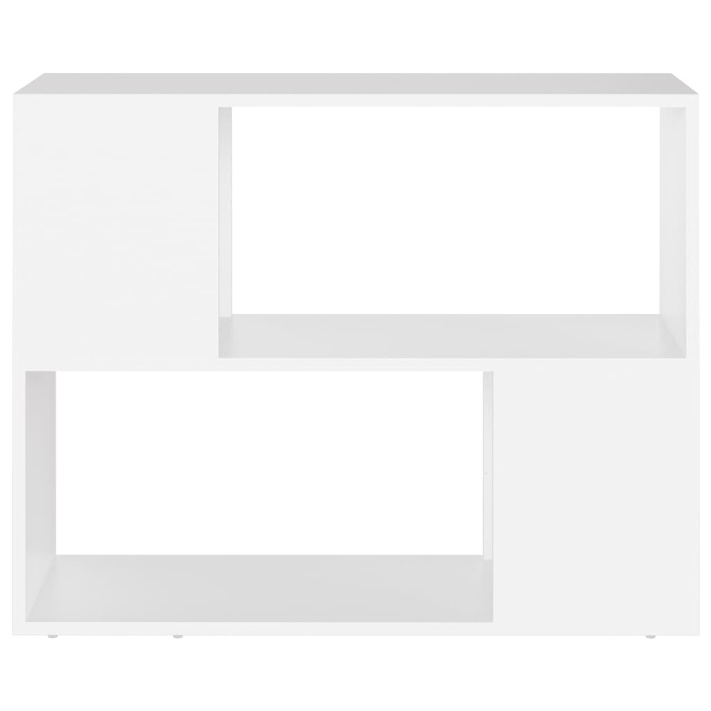 Tv-meubel 80x24x63 cm spaanplaat wit