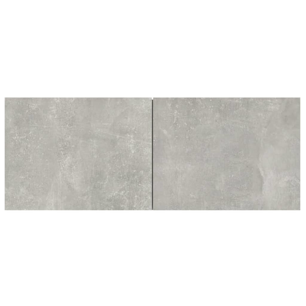 6-delige Tv-meubelset bewerkt hout betongrijs