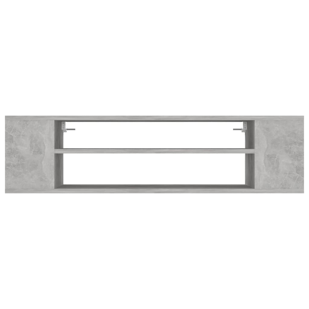 Tv-hangmeubel 100x30x26,5 cm spaanplaat betongrijs