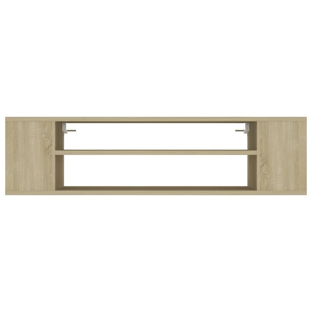 Tv-hangmeubel 100x30x26,5 cm spaanplaat sonoma eikenkleurig