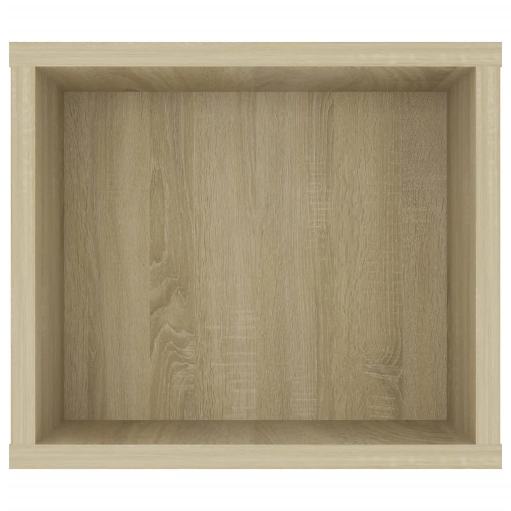Tv-hangmeubel 100x30x26,5 cm spaanplaat sonoma eikenkleurig