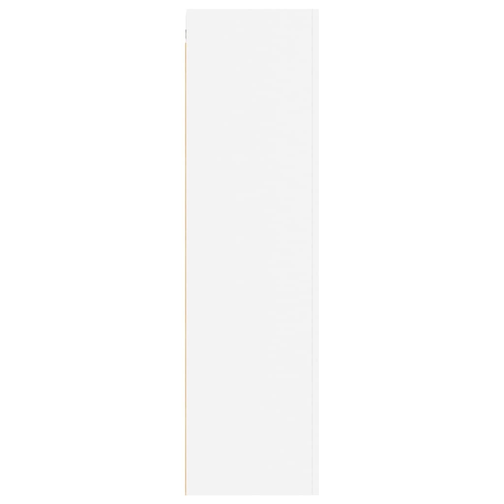 Tv-meubel 30,5x30x110 cm spaanplaat wit