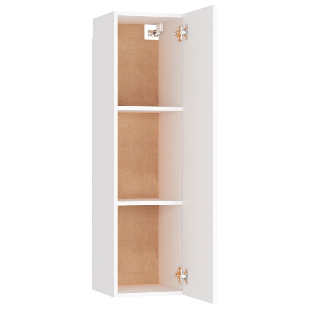Tv-meubel 30,5x30x110 cm spaanplaat wit