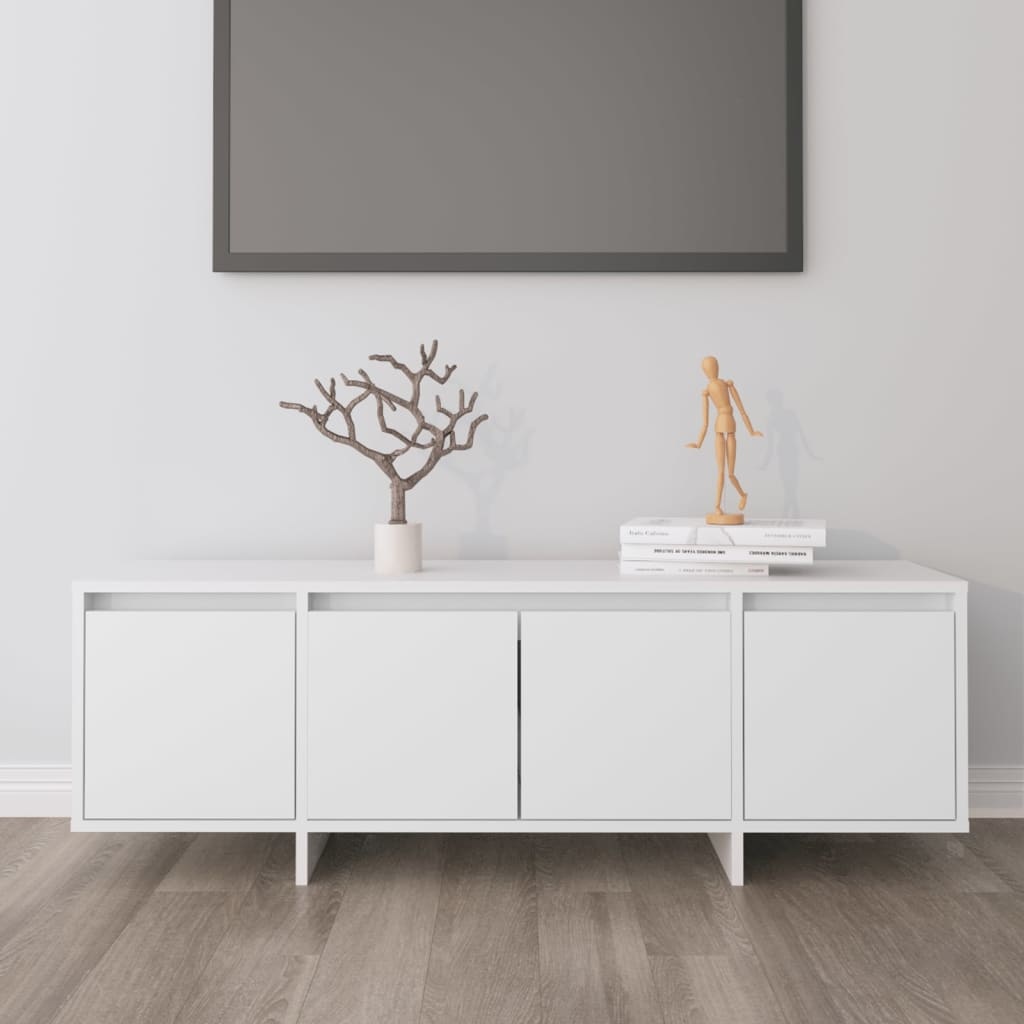 Tv-meubel 120x30x40,5 cm spaanplaat wit