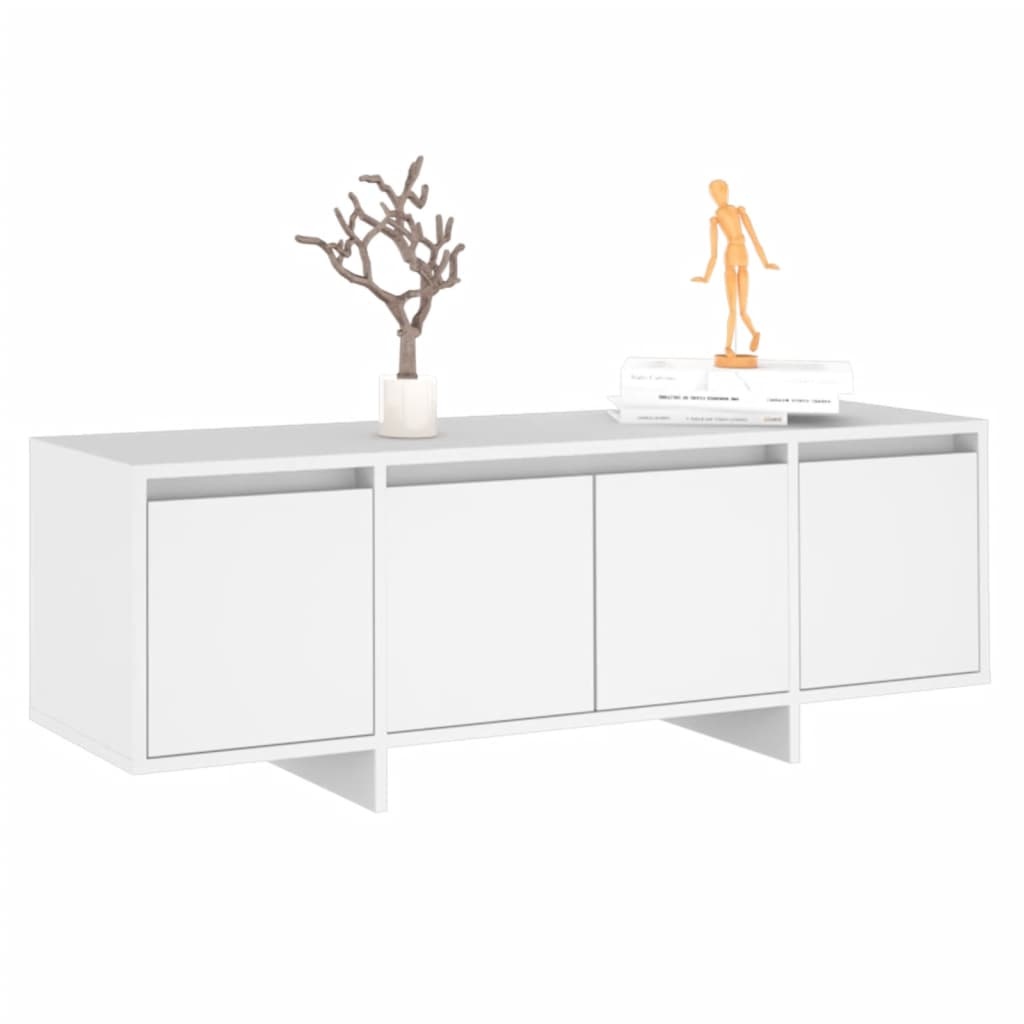 Tv-meubel 120x30x40,5 cm spaanplaat wit