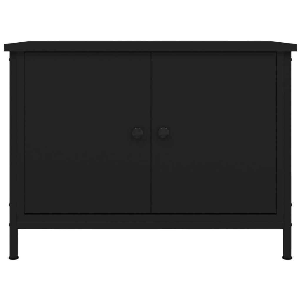 Tv-meubel met deuren 60x35x45 cm bewerkt hout