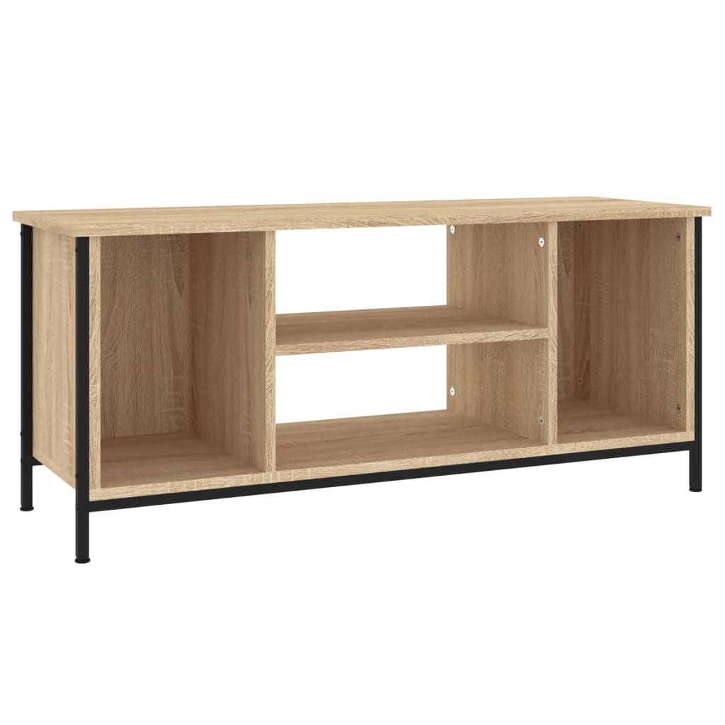 Tv-meubel 102x35x45 cm bewerkt hout sonoma eikenkleurig