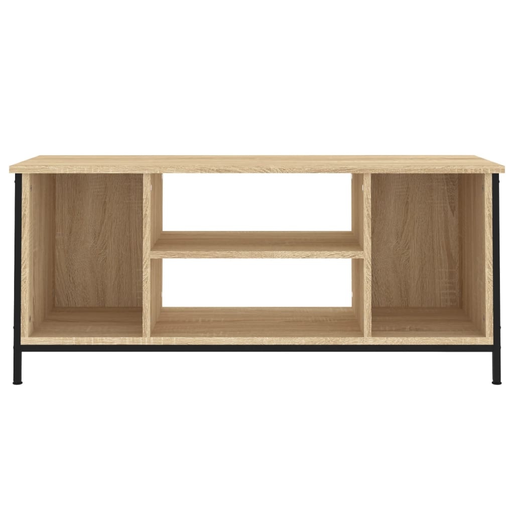 Tv-meubel 102x35x45 cm bewerkt hout sonoma eikenkleurig
