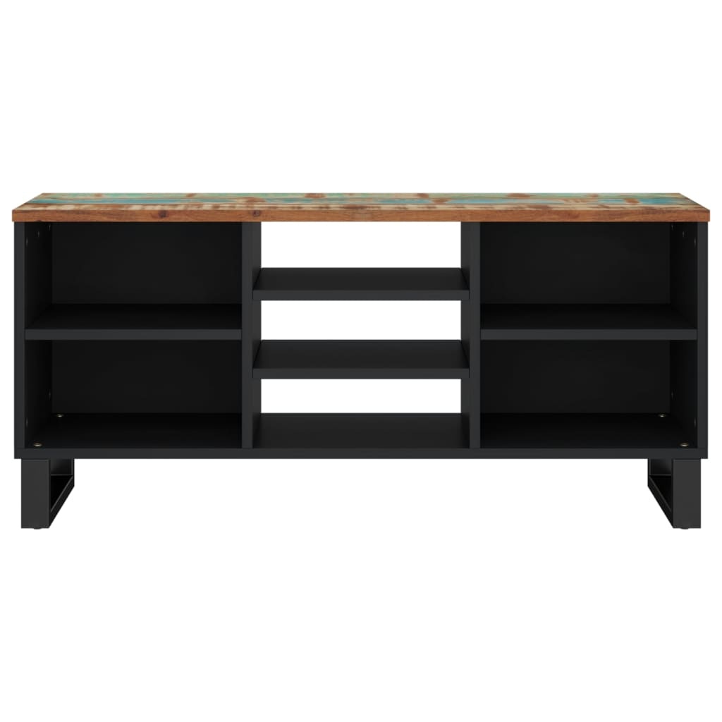 Tv-meubel 100x33x46 cm massief hout gerecycled en bewerkt hout