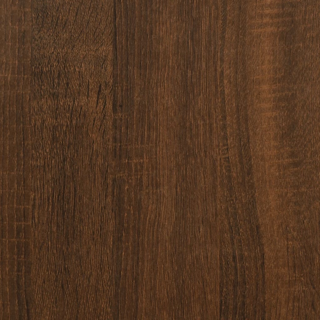 5-delige Tv-meubelset bewerkt hout bruineikenkleurig