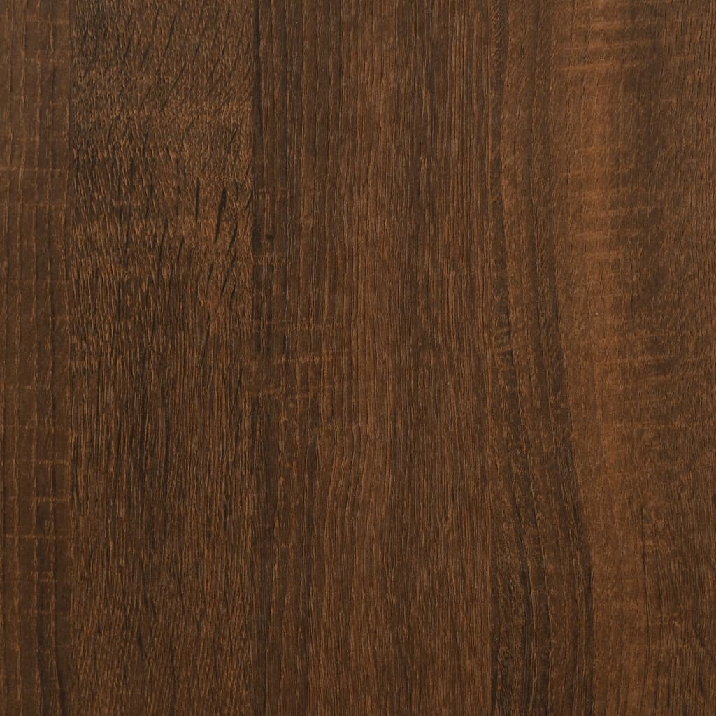 5-delige Tv-meubelset bewerkt hout bruineikenkleurig