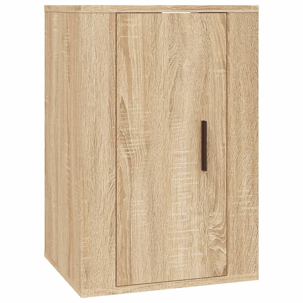 3-delige Tv-meubelset bewerkt hout sonoma eikenkleurig