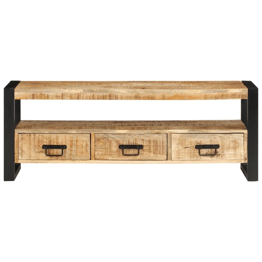 Tv-meubel 120x30x45 cm massief mangohout