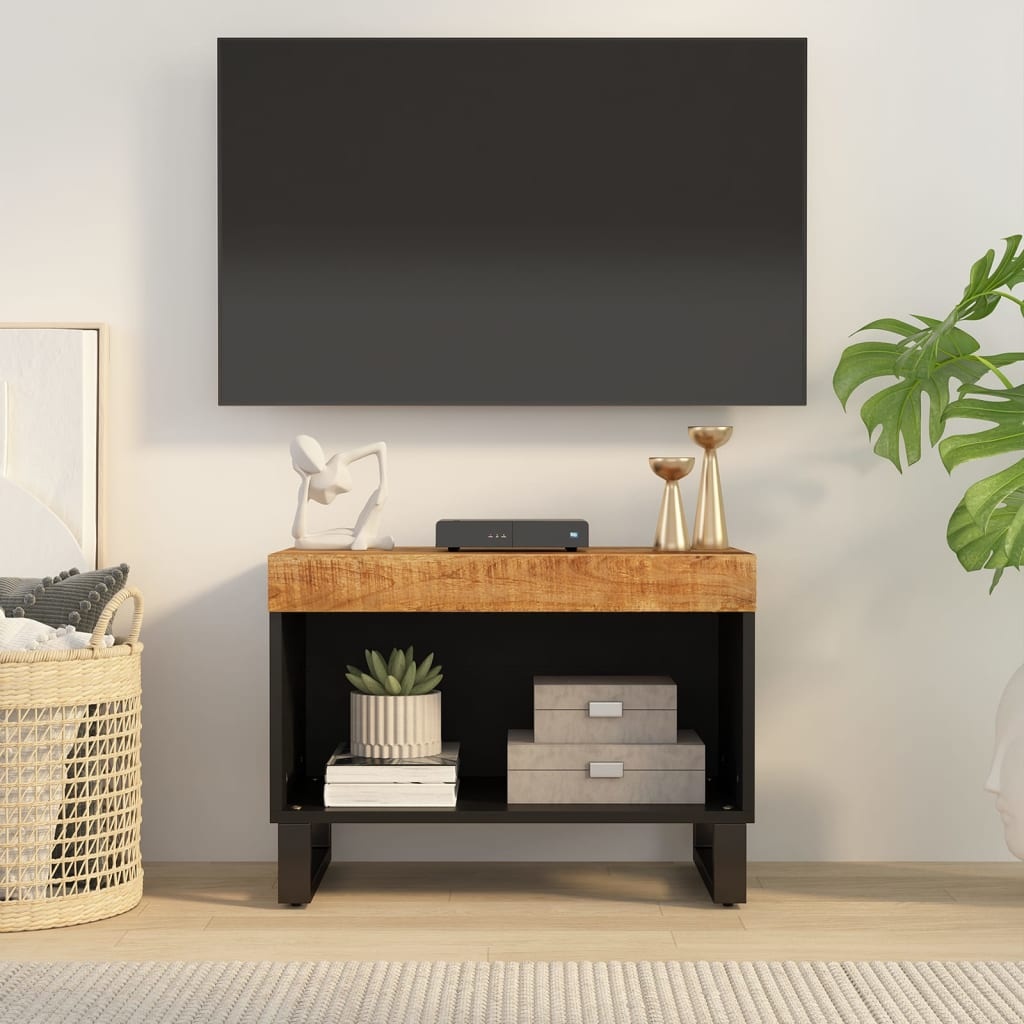 Tv-meubel 60x33x43,5 cm massief mangohout