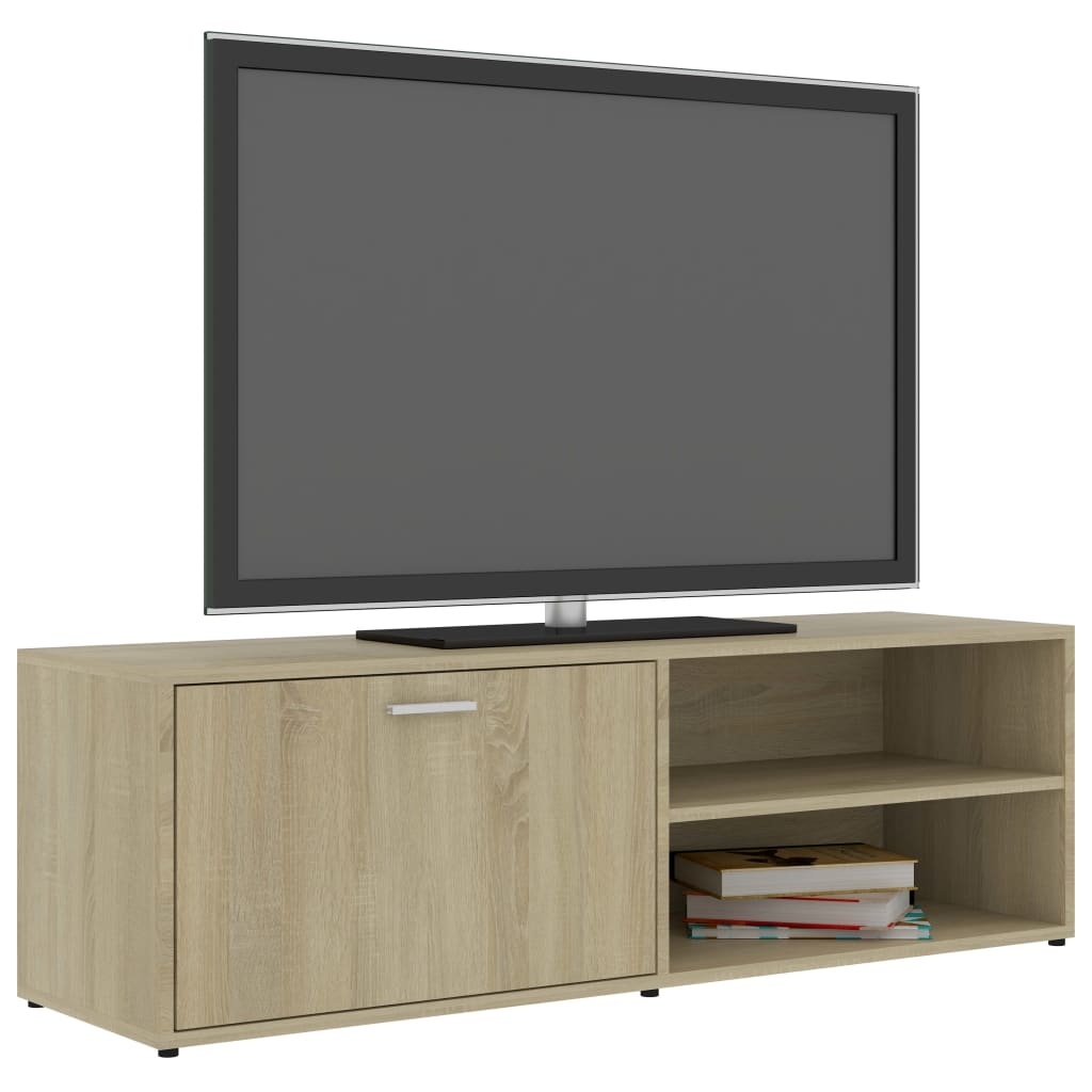 Tv-meubel 120x34x37 cm bewerkt hout sonoma eikenkleurig