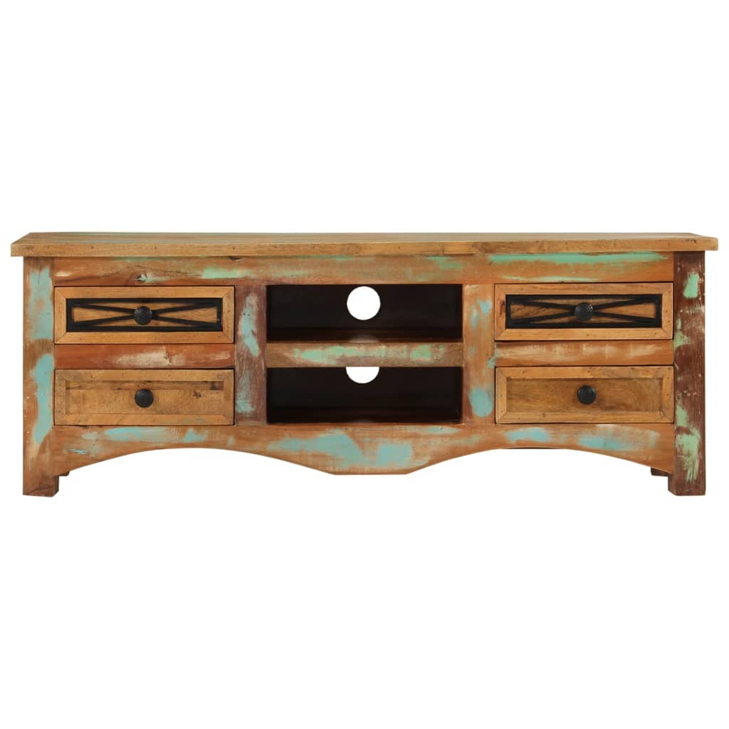 Tv-meubel 110x30x40 cm massief gerecycled hout
