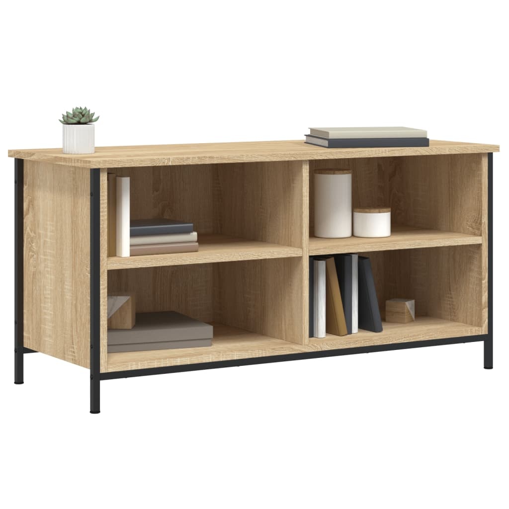 Tv-meubel 100x40x50 cm bewerkt hout sonoma eikenkleurig