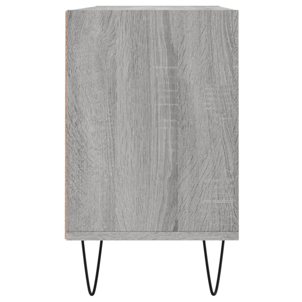 Tv-meubel 103,5x30x50 cm bewerkt hout grijs sonoma eikenkleurig
