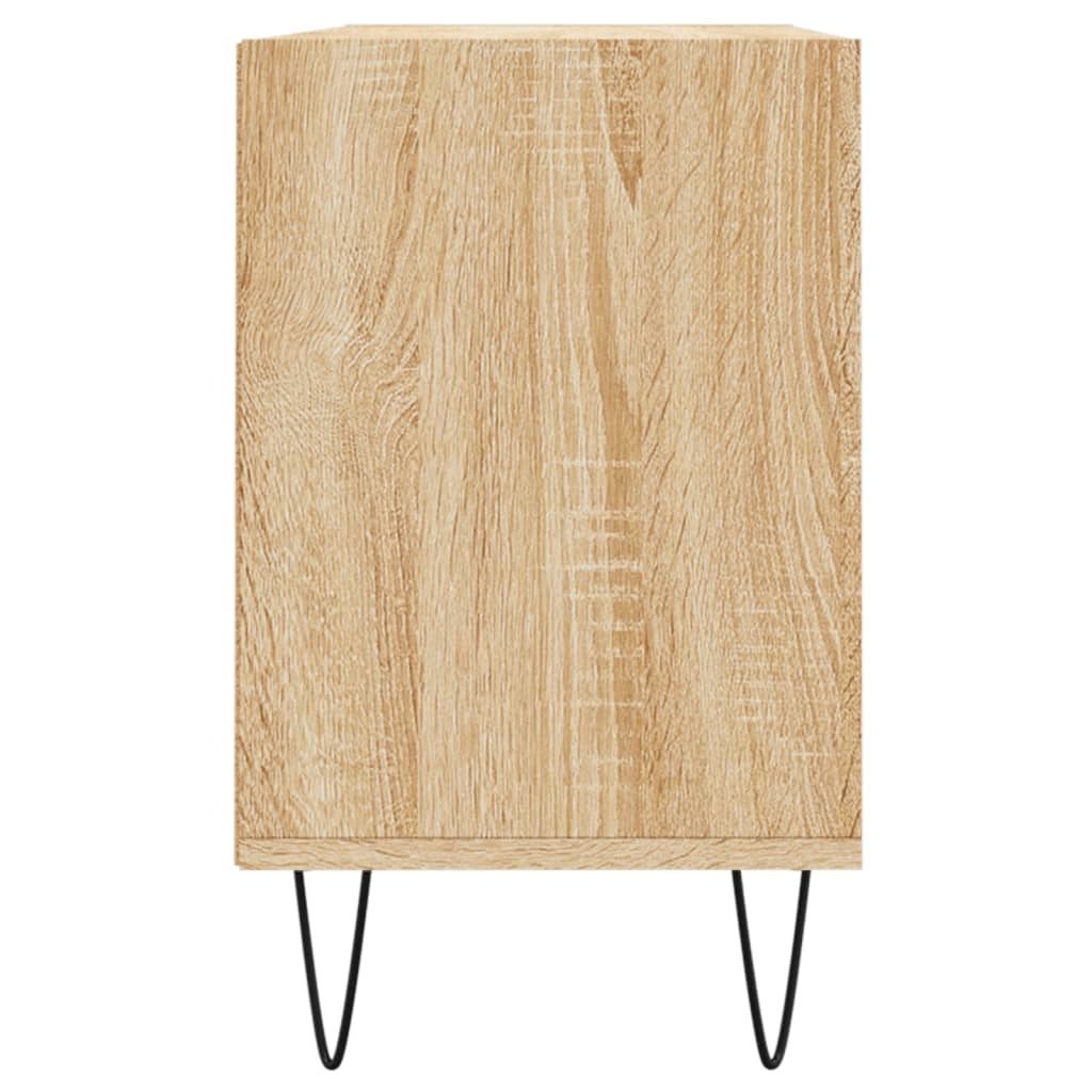 Tv-meubel 103,5x30x50 cm bewerkt hout sonoma eikenkleurig