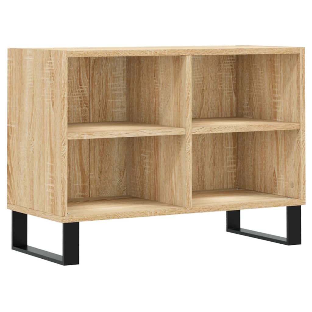 Tv-meubel 69,5x30x50 cm bewerkt hout sonoma eikenkleurig