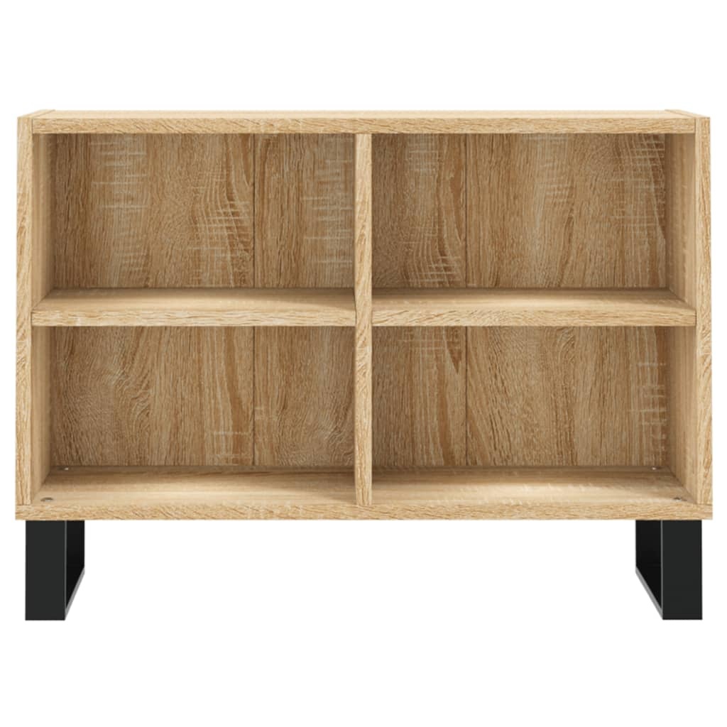 Tv-meubel 69,5x30x50 cm bewerkt hout sonoma eikenkleurig