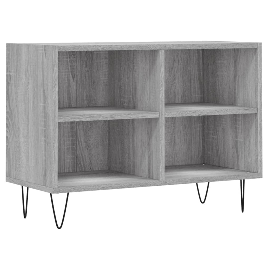 Tv-meubel 69,5x30x50 cm bewerkt hout grijs sonoma eikenkleurig