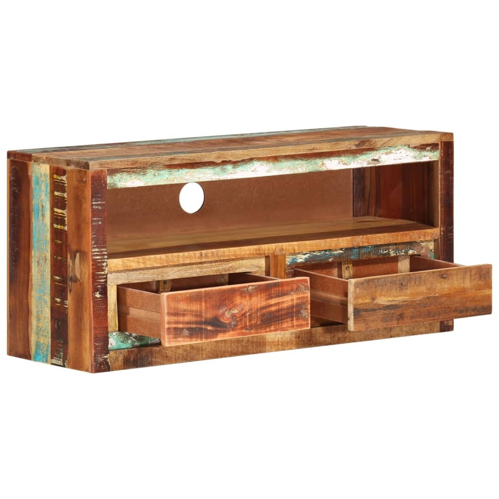 Tv-meubel 88x30x40 cm massief gerecycled hout